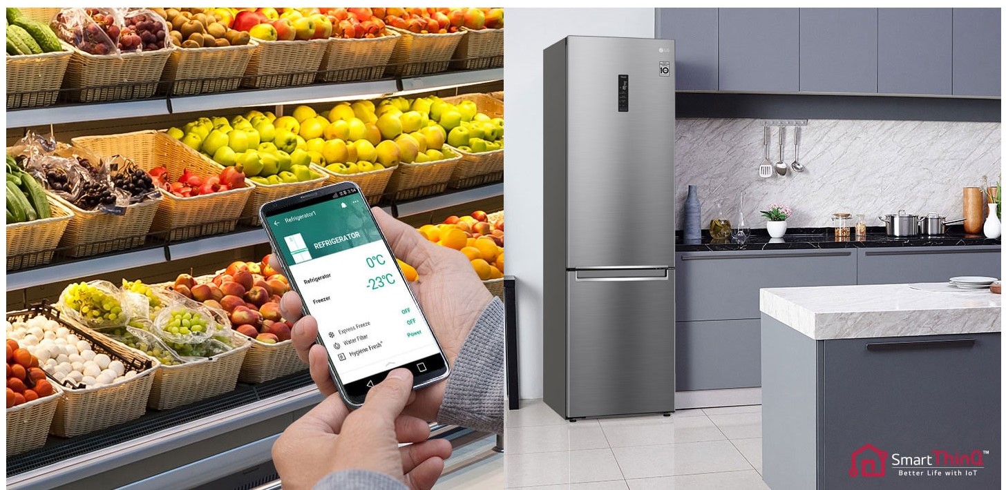 SmartThinQ™ Ρυθμίστε το ψυγείο σας εξ αποστάσεως