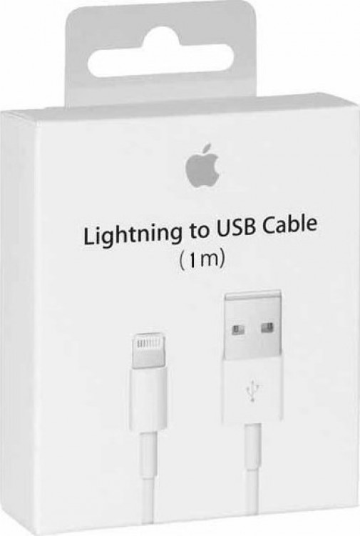 Cable Apple Lightining-USB 1m MD818ZM/A Retail)