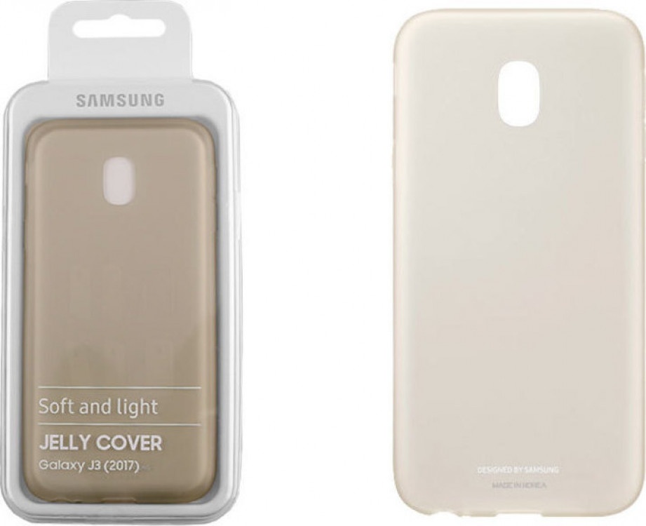 Case Back Cover Samsung J3 (2017) J330 EF-AJ330TFEGWW Gold Original