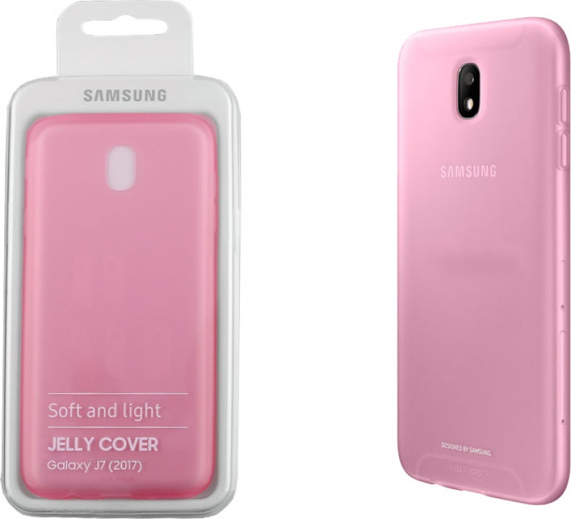 Θήκη Back Cover Samsung J7 (2017) J730 EF-AJ730TPEGWW Pink Original