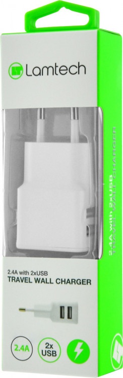 Charger Lamtech 2 USB X 2.4A