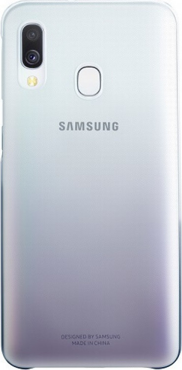 Case Back Cover Samsung A40 A405 Gradation Cover EF-AA405CBEGWW Black Original