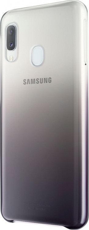 Case Back Cover Samsung A20e A202 Gradation Cover EF-AA202CBEGWW Black Original