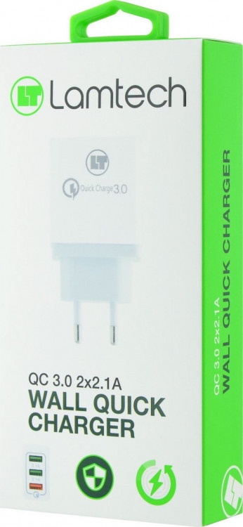 Charger Lamtech 3.0 Quick Charger 3 χ USB