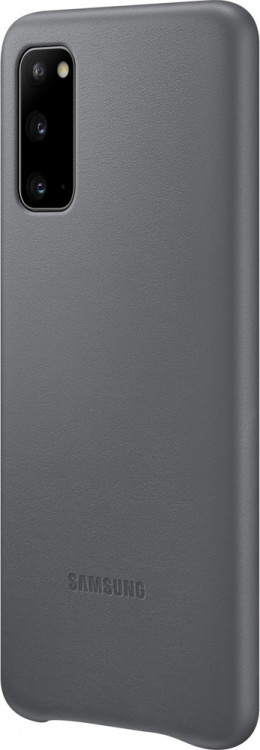 Case Back Cover Samsung S20 G980 Leather EF-RG985CBEGEU Gray Original