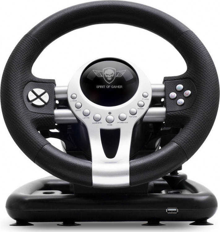 Wheel Spirit of Gamer PS4/PC/XBOX ONE/SWITCH Steering R-Ace Wheel Pro 2