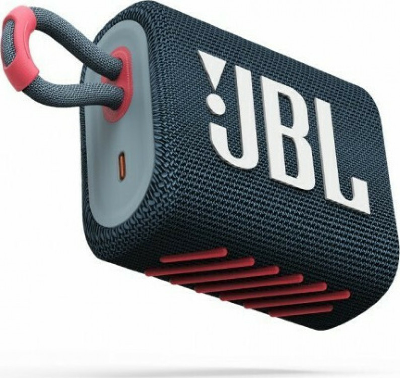 Speaker Bluetooth JBL Go 3 Blue-Pink