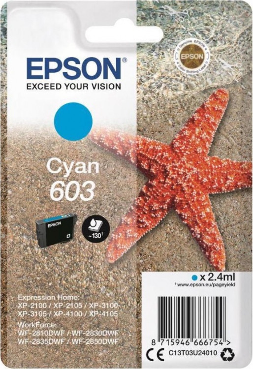 Ink Epson 603 Cyan