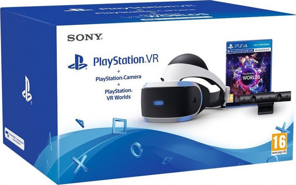 VR Headset Sony Playstation & Camera V2 & VR Worlds