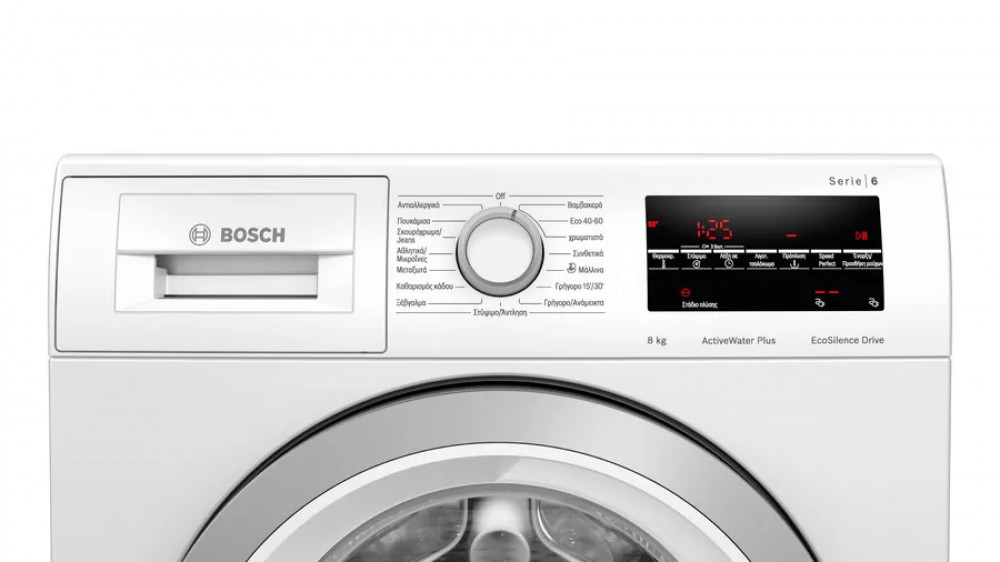 Πλυντήριο Ρούχων Bosch 8Kg WAU28T08GR
