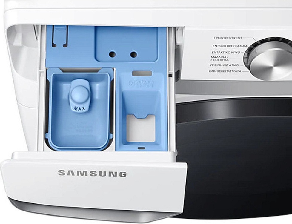 Πλυντήριο Ρούχων Samsung 18Kg  WF18T8000GW (ατμού με Wi-Fi)