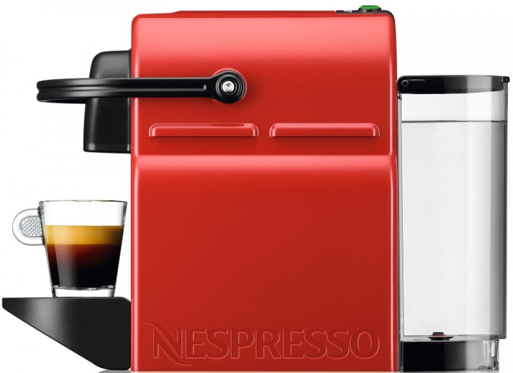 Καφετιέρα Nespresso Krups XN1005S Inissia Κόκκινη +Προσφορά -30% για αγορά καφέ