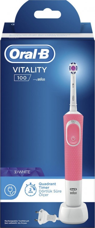 Οδοντόβουρτσα Oral-B Vitality 3D Ροζ