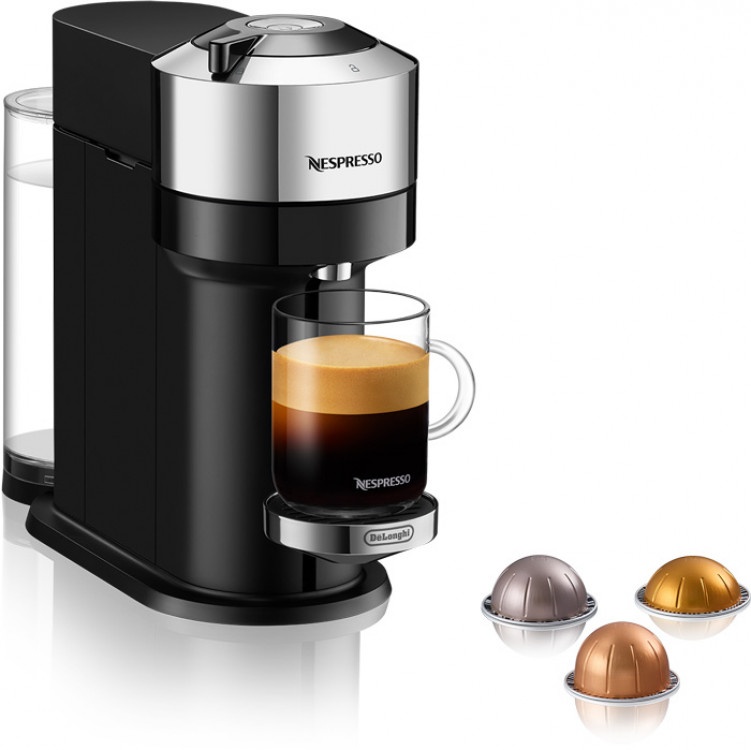 Nespresso Coffee Maker Delonghi ENV120.C Vertuo Next Chrome Wi-Fi