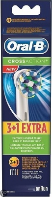 Toothbrush Spare Parts Oral-B EB50-4 CROSS ACTION 3 + 1