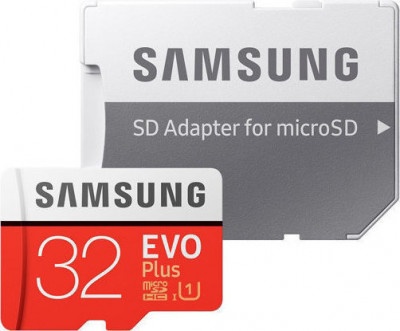 Κάρτα Μνήμης Samsung Micro SDHC 32GB C10 Evo+