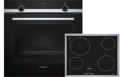 Set Wall-mounted Oven HB513ABR00 Siemens & Hob CRE645S06 Pitsos