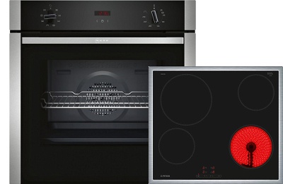Set Wall-mounted Oven B1ACC2AN0 Neff & Hob CRE645S06 Pitsos