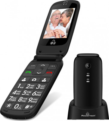 Mobile Phone Powertech Sentry IV DS Black