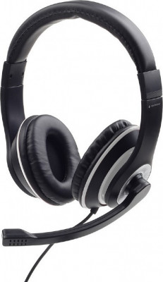 Headphones Gembird MHS-03-BKWT Black/White