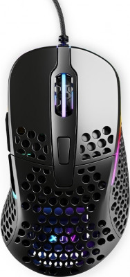 Mouse XTRFY Gaming M4 RGB Ultra-Light Black
