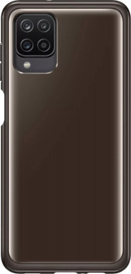 Θήκη Face Samsung Galaxy A12 A125 Soft Clear EF-QA125TBEGEU Black Original
