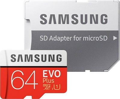 Κάρτα Μνήμης Samsung Micro SDXC 64GB U1 EVO+ MB-MC64HA/EU