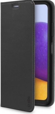 Θήκη Flip SBS Samsung Galaxy A22 5G Book Wallet Lite TEBKLITESAA22K Black