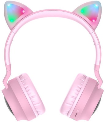 Παιδικά Headphones Hoco W27 Wireless Cat Ear Pink