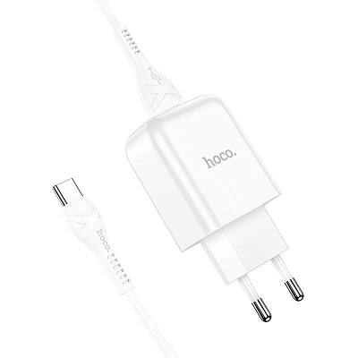 Travel Charger Hoco Type-C 2.1A N2 White