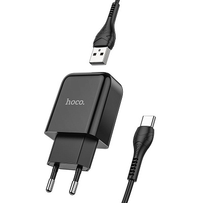 Travel Charger Hoco Type-C 2.1A N2 Black