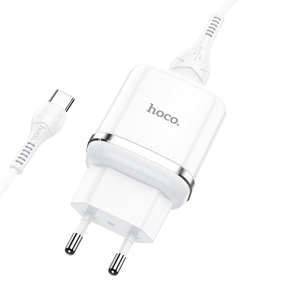 Travel Charger Hoco Type-C 18W 3A Fast Charge N3 White
