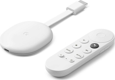 TV Stick 4K Google Chromecast White