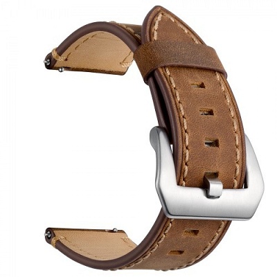 Strap Watch GT2 46mm/ Galaxy Watch 46mm Leather Brown