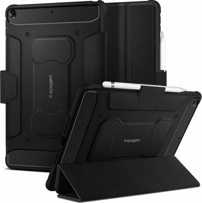 Tablet Case Spigen Rugged Armor Pro 10.2" Apple iPad Pro (2019/2020/2021) Black