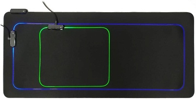 Mousepad Gaming 800x300 RGB Black