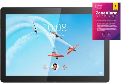Tablet Lenovo 10,1" Tab M10 3GB/32GB 4G Black & Zone Alarm