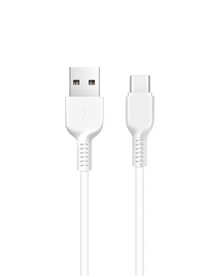 Καλώδιο Σύνδεσης Hoco USB σε Type-C X20 2,4A 3m Λευκό