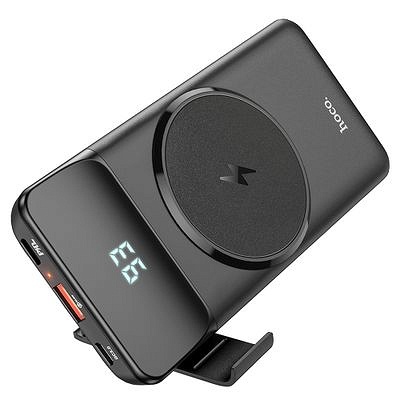 Powerbank Hoco 10000mAh J76 Wireless & Magsafe Black