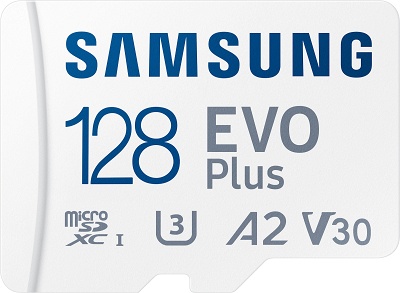 Κάρτα Μνήμης Samsung Micro SDXC 128GB C10 Evo+
