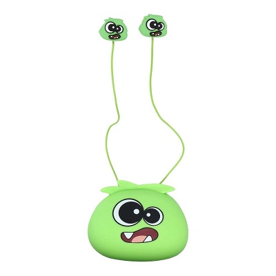 Παιδικά Ακουστικά Handsfree Jellie Monster YLFS-01 Green