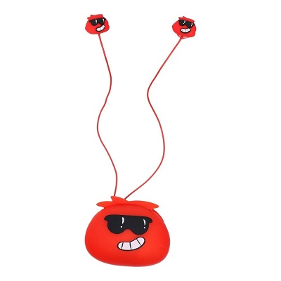 Παιδικά Ακουστικά Handsfree Jellie Monster YLFS-01 Red