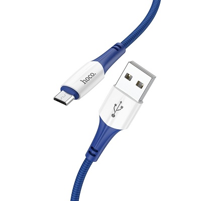 Καλώδιο Σύνδεσης Hoco USB σε Micro USB Ferry X70 2,4A 1m Μπλε