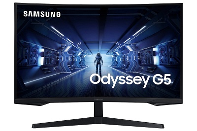 Gaming Οθόνη Samsung 27" Odyssey G5 LC27G55TQBUXEN Curved
