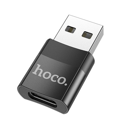 Adaptor Hoco OTG USB A to Type C UA17 Black