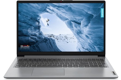 Laptop Lenovo 15.6" IdeaPad 1-15 Celeron N4120/4GB/128GB/W11 Cloudy Grey & Office 365