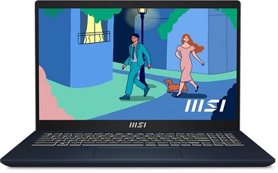 Laptop MSI 15,6'' Modern 15 B7M R5-7530U/16GB/ 512GB/W11 Black