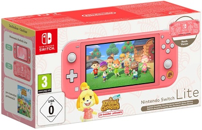 Κονσόλα Nintendo Switch Lite Coral Isabelle's Aloha Edition