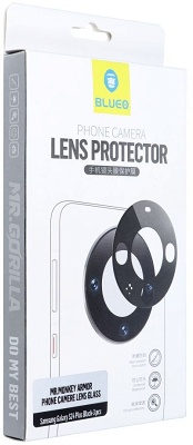 Camera Lenses Protector Glass Mr. Monkey for Samsung Galaxy S24 Ultra Black (Hot Bending)