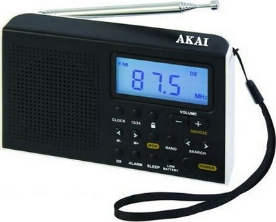 Radio Digital Akai AWBR-305 Black
